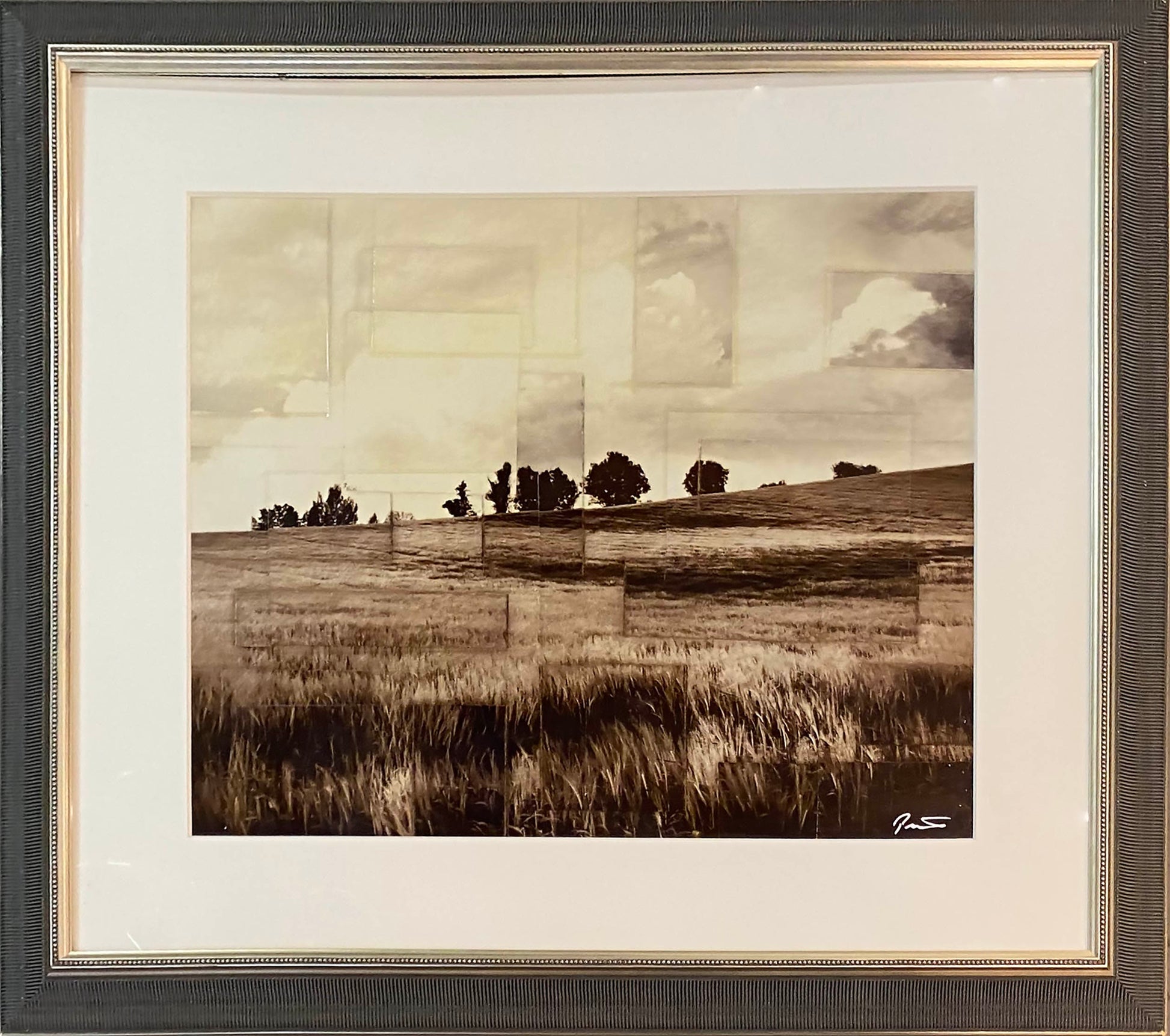 Pezhman photo Cumulus, framed Art Works Gallery