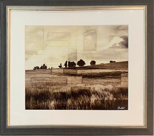 Pezhman photo Cumulus, framed Art Works Gallery