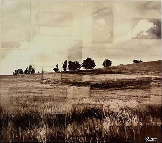 Pezhman photo Cumulus, framed Art Works Gallery