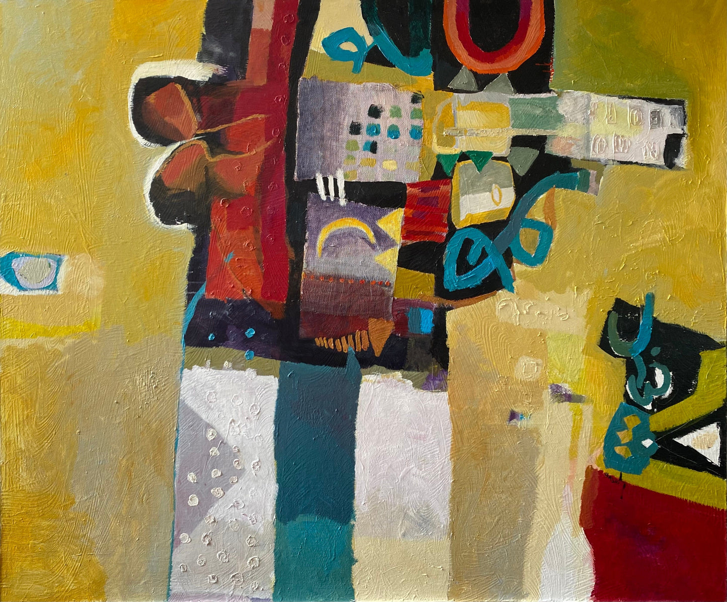 Riyadh Ghenea painting Manifesto Art Works Gallery
