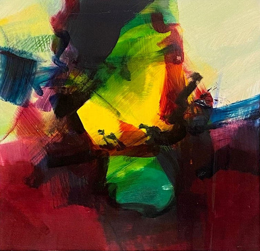 Ron Kempton Untitled Monoprint #A039, framed Art Works Gallery
