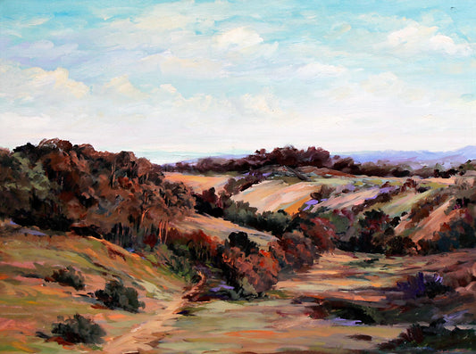Sandra Schuster Sm Acrylic Canvas #0045, framed Art Works Gallery