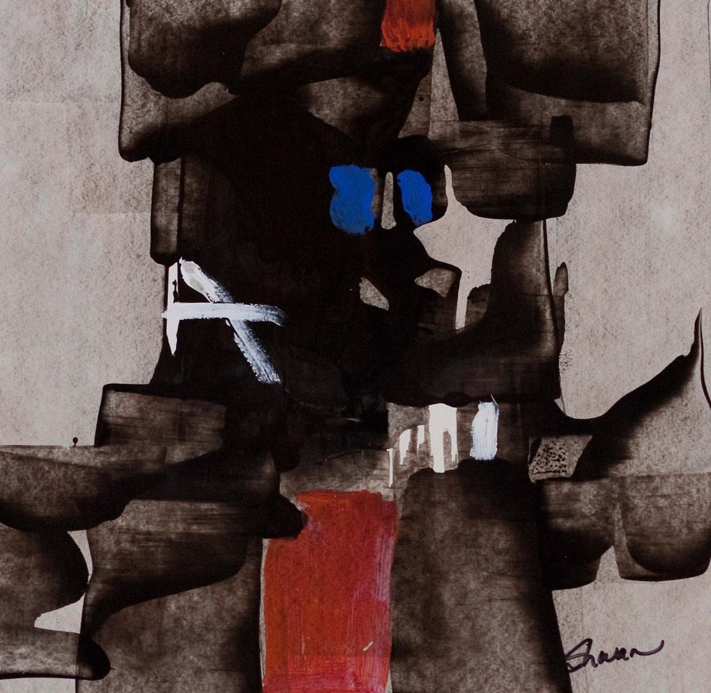 Schwan Small Abstract 2, framed Art Works Gallery