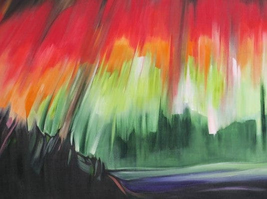 Sharon Quirke painting Aurora 6 Art Works Gallery