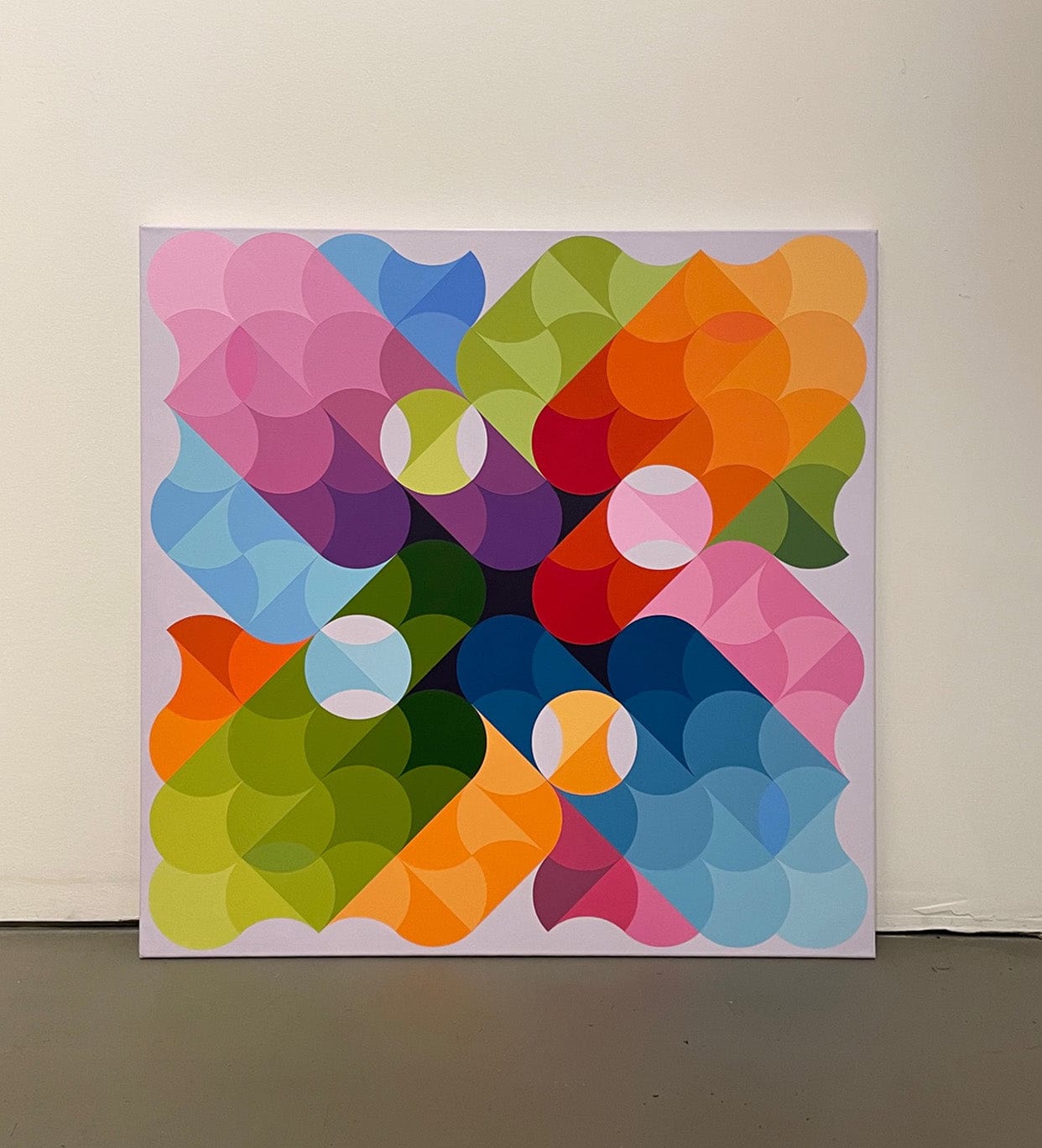Steve Fortier painting Gyration Evolution Art Works Gallery