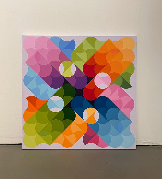 Steve Fortier painting Gyration Evolution Art Works Gallery
