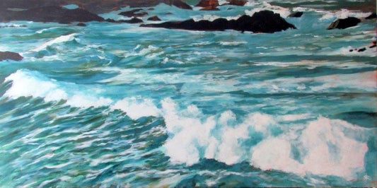 Steve Rayner painting Wave Collapse Art Works Gallery