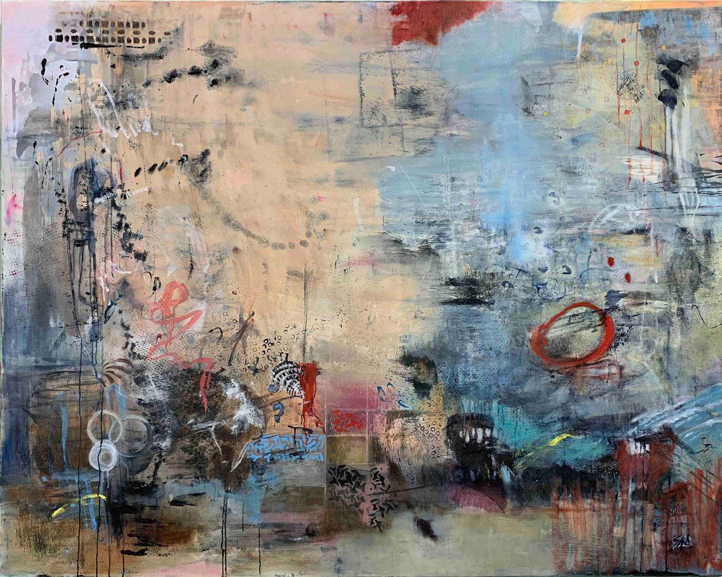 Sue Daniel painting A Change is Coming Art Works Gallery