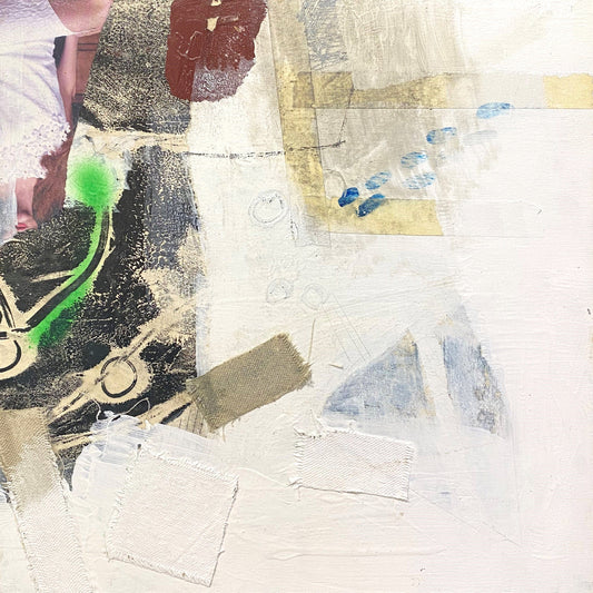 Todd Clark painting He Goes By Todd #1, framed Art Works Gallery