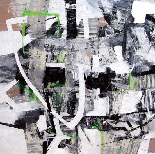 Todd Clark painting Suburbs Art Works Gallery