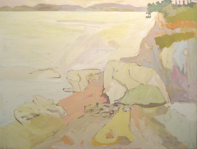Vern Simpson painting Haro Straight Art Works Gallery
