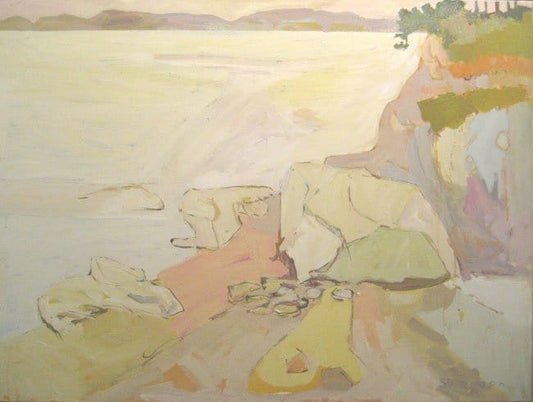 Vern Simpson painting Haro Straight Art Works Gallery