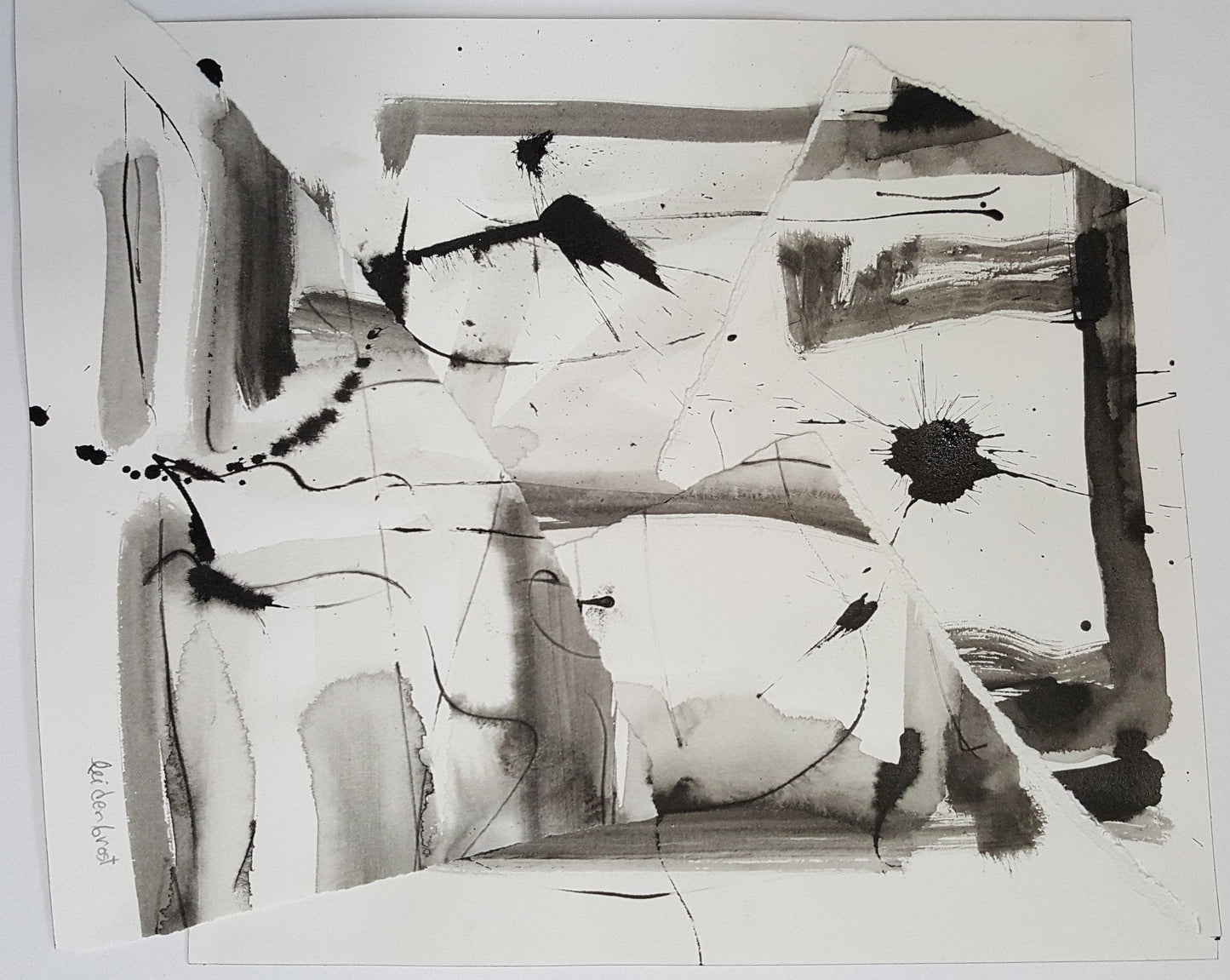 Wayne Leidenfrost painting Traces Art Works Gallery