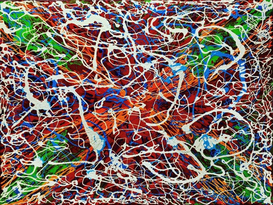 Yuri Padal painting Big Bang N.31 Art Works Gallery