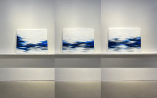 Ann Thinghuus painting Storm Moon triptych Art Works Gallery