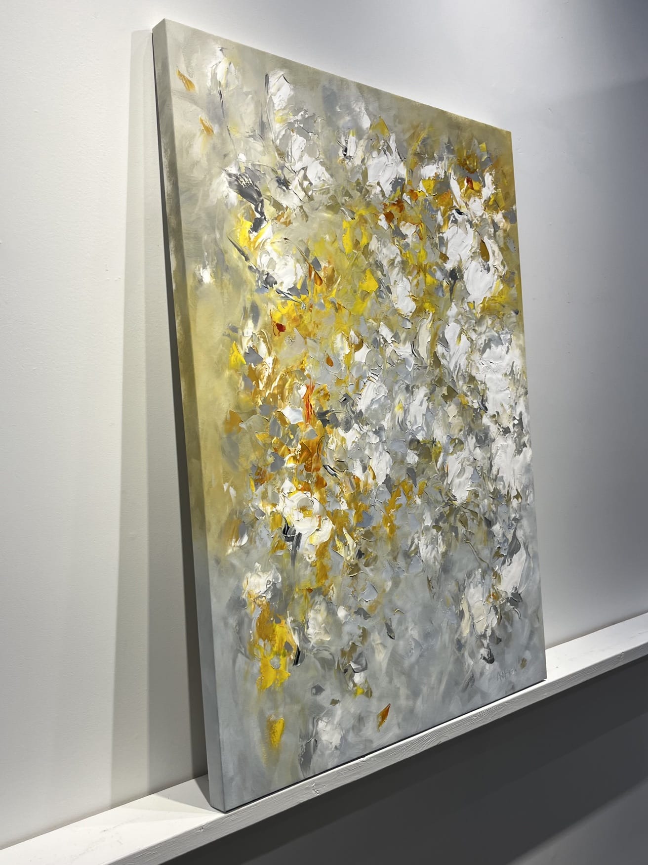 Carole Arnston painting A Landslide of Fractured Light Art Works Gallery