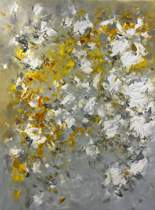 Carole Arnston painting A Landslide of Fractured Light Art Works Gallery