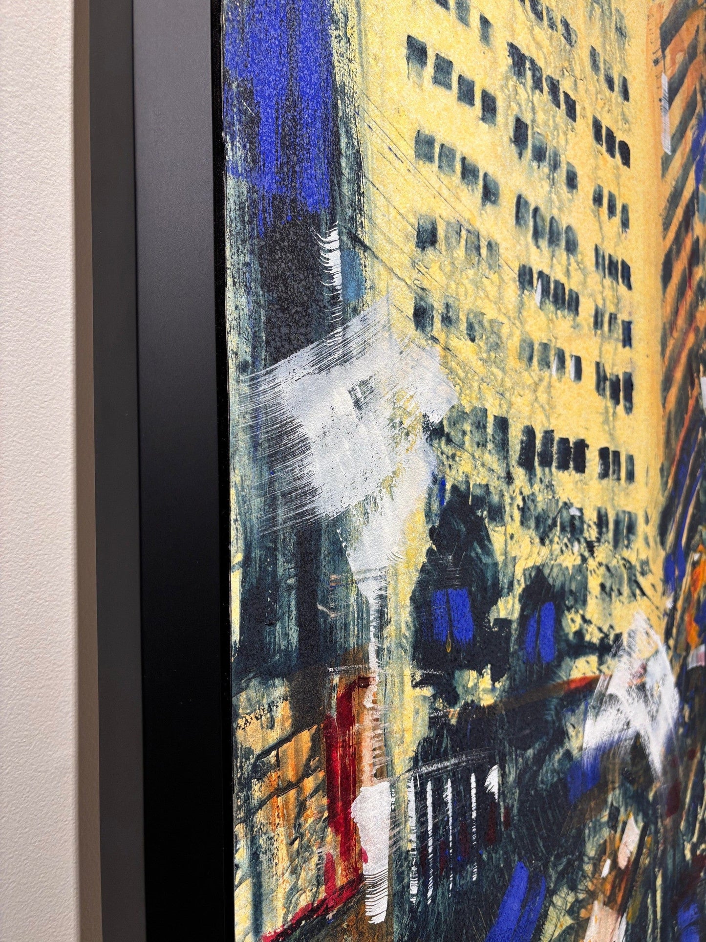 David Antonides painting Clarified, framed Art Works Gallery