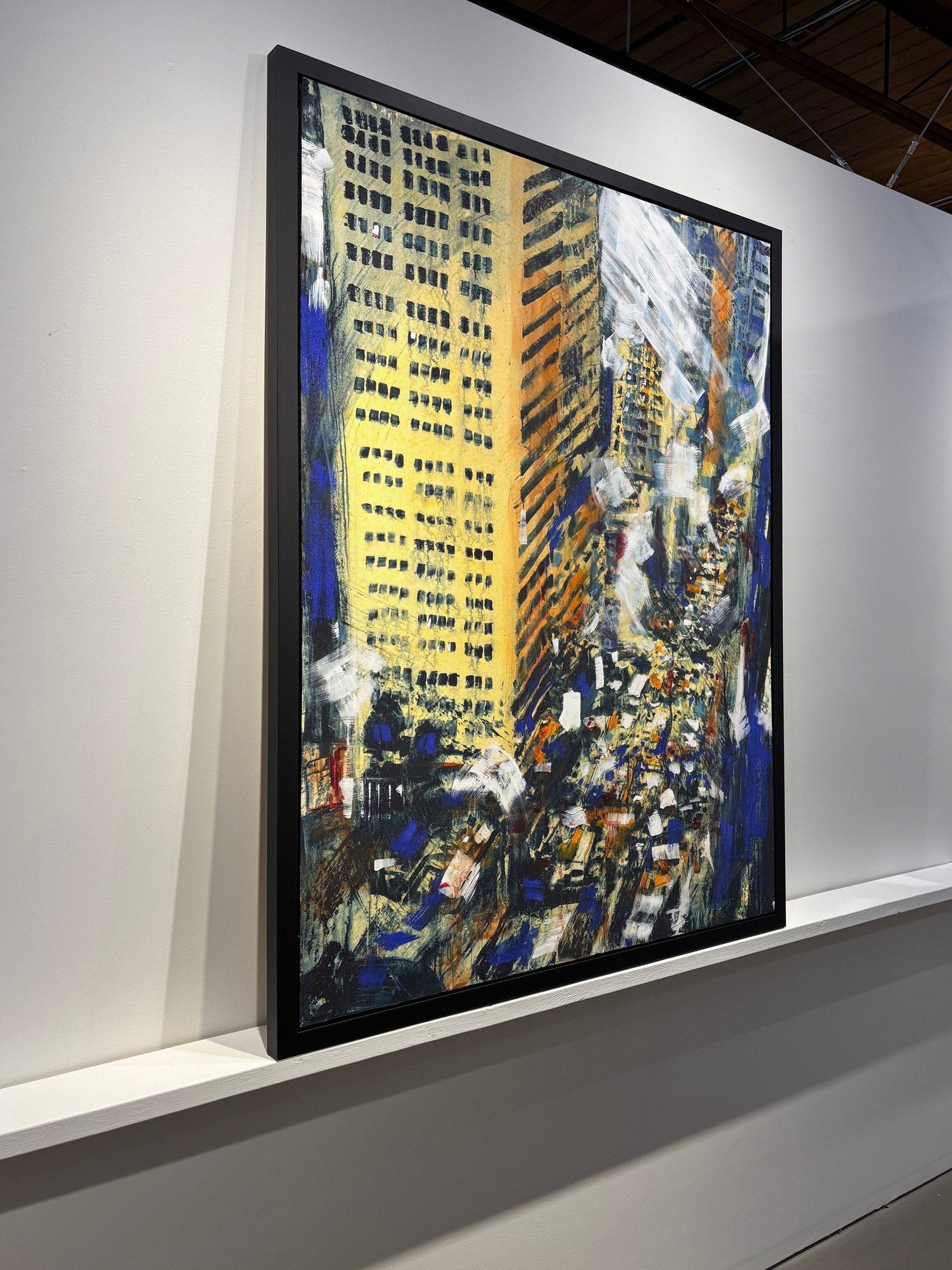 David Antonides painting Clarified, framed Art Works Gallery