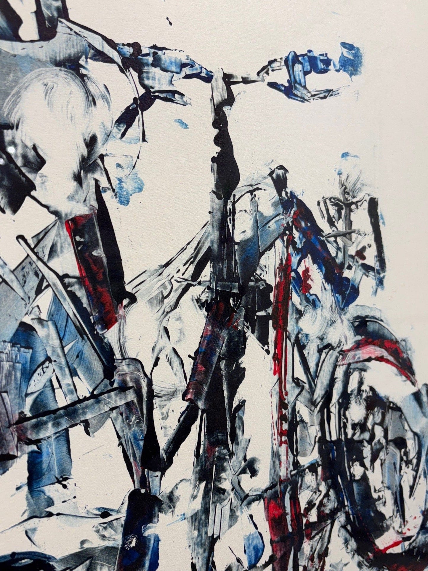 David Antonides painting Cyclic 2 1362P, framed Art Works Gallery