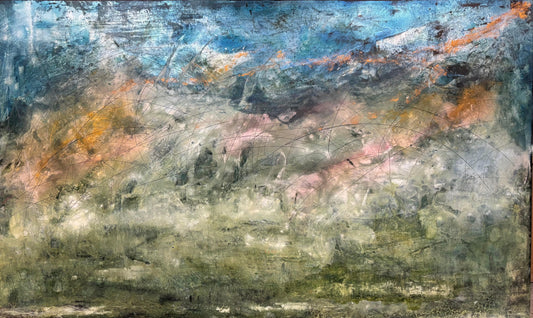 David Graff painting At War with the Mystics #1085 Art Works Gallery