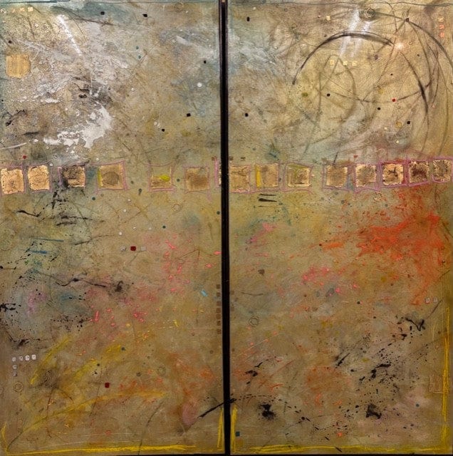 David Graff painting Crazy For Lovin' You Diptych Art Works Gallery