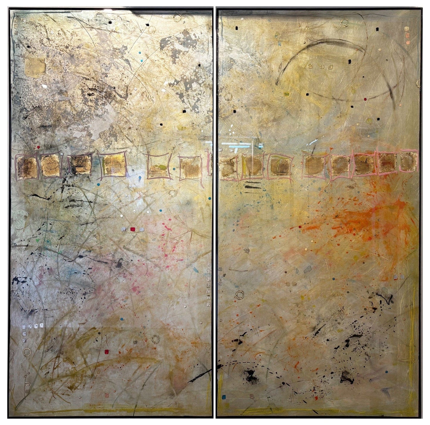 David Graff painting Crazy For Lovin' You Diptych Art Works Gallery