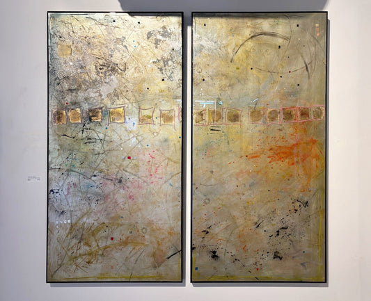 David Graff painting Crazy For Lovin' You Diptych Art Works Gallery