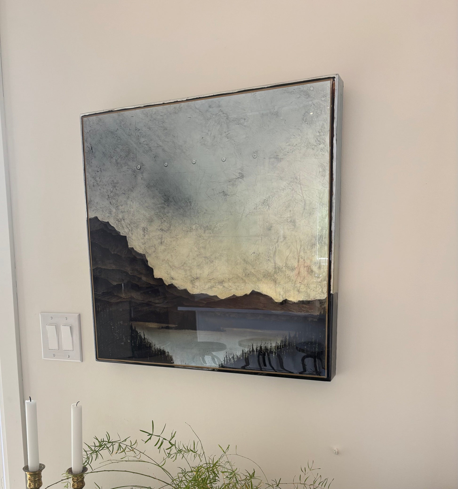 David Graff painting Lake EFX #1107 Art Works Gallery