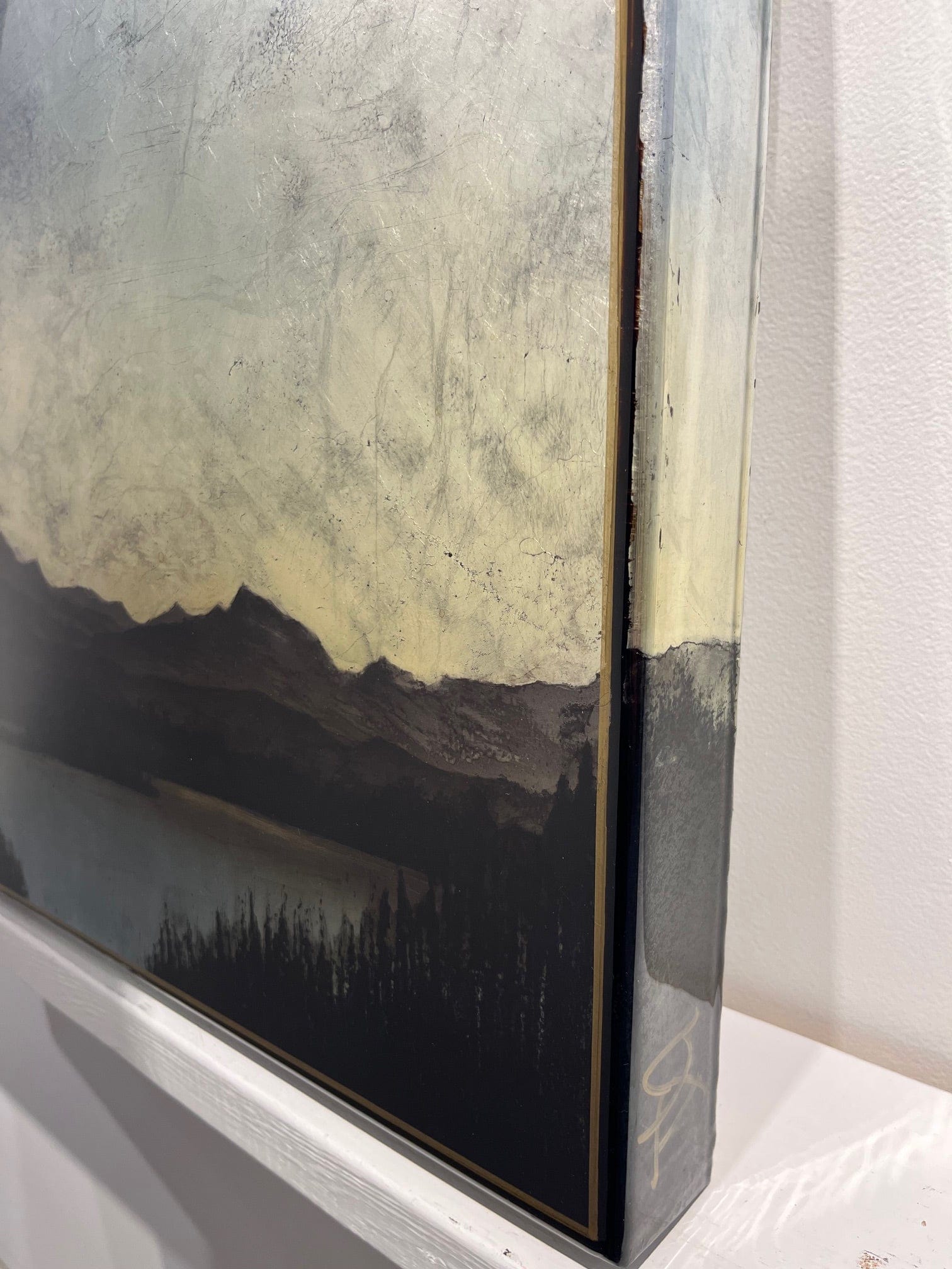 David Graff painting Lake EFX #1107 Art Works Gallery