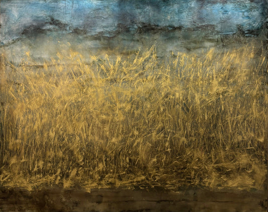 David Graff painting Late For The Sky Art Works Gallery