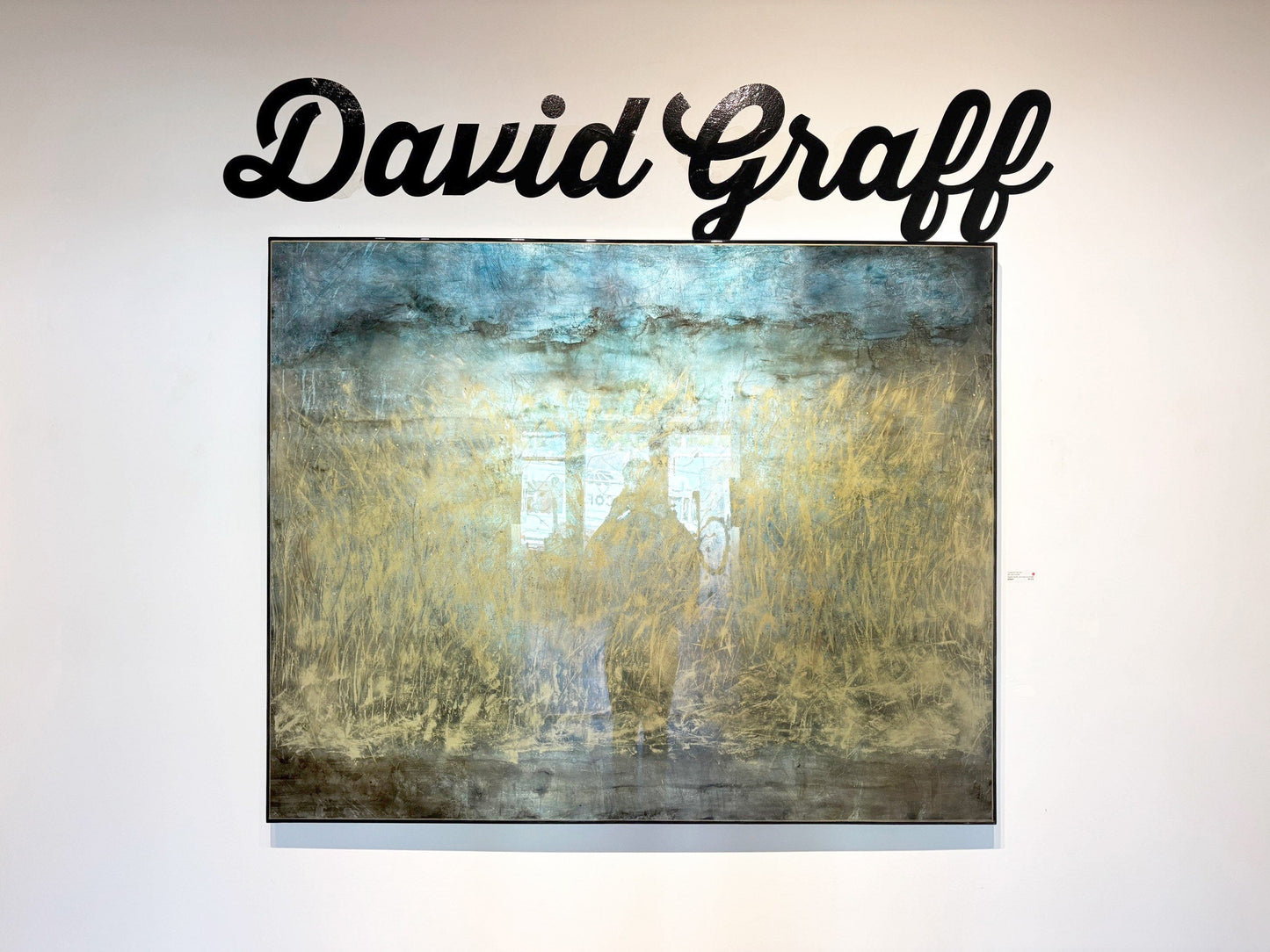 David Graff painting Late For The Sky Art Works Gallery