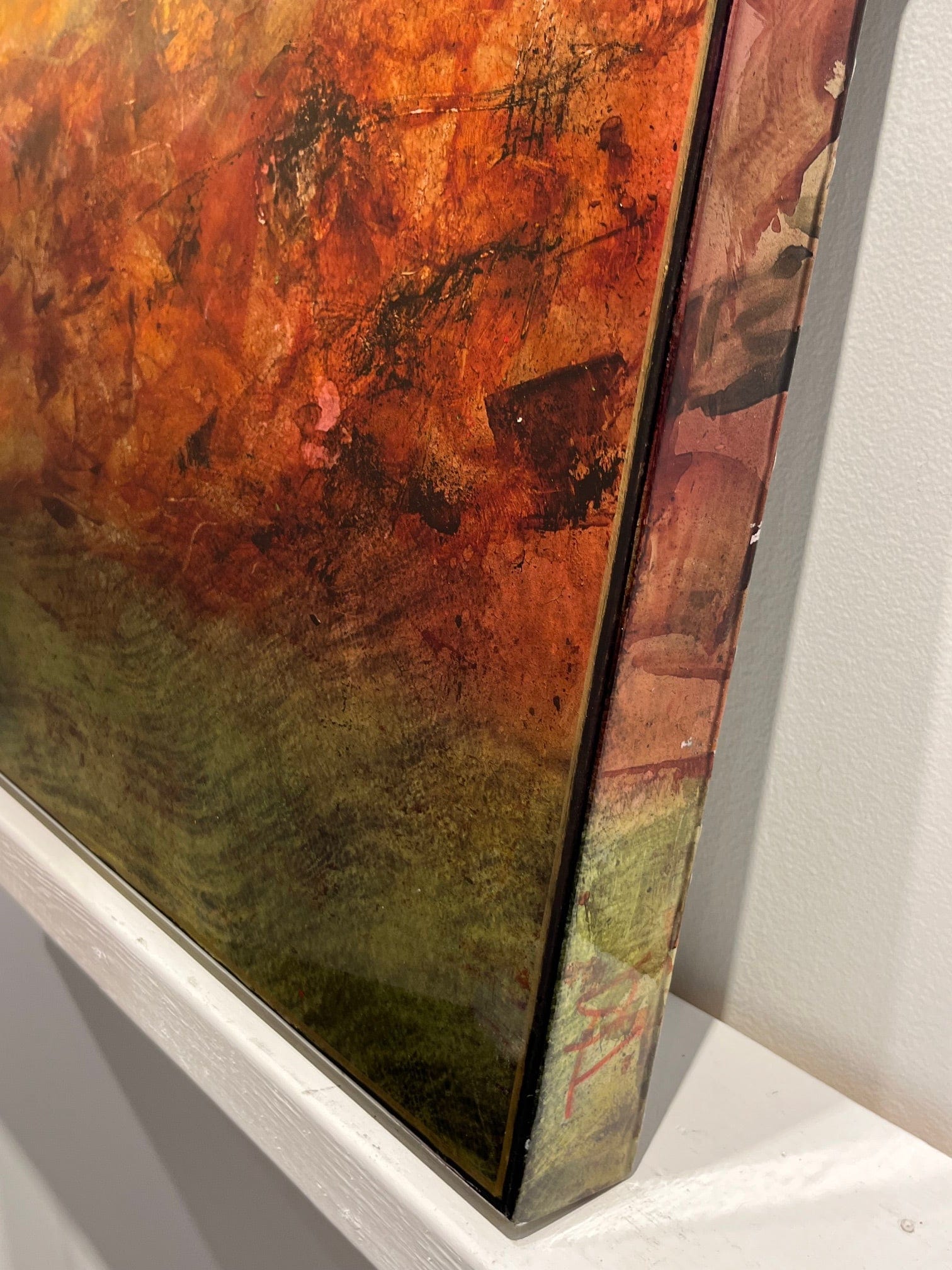 David Graff painting The Shape I'm In Art Works Gallery