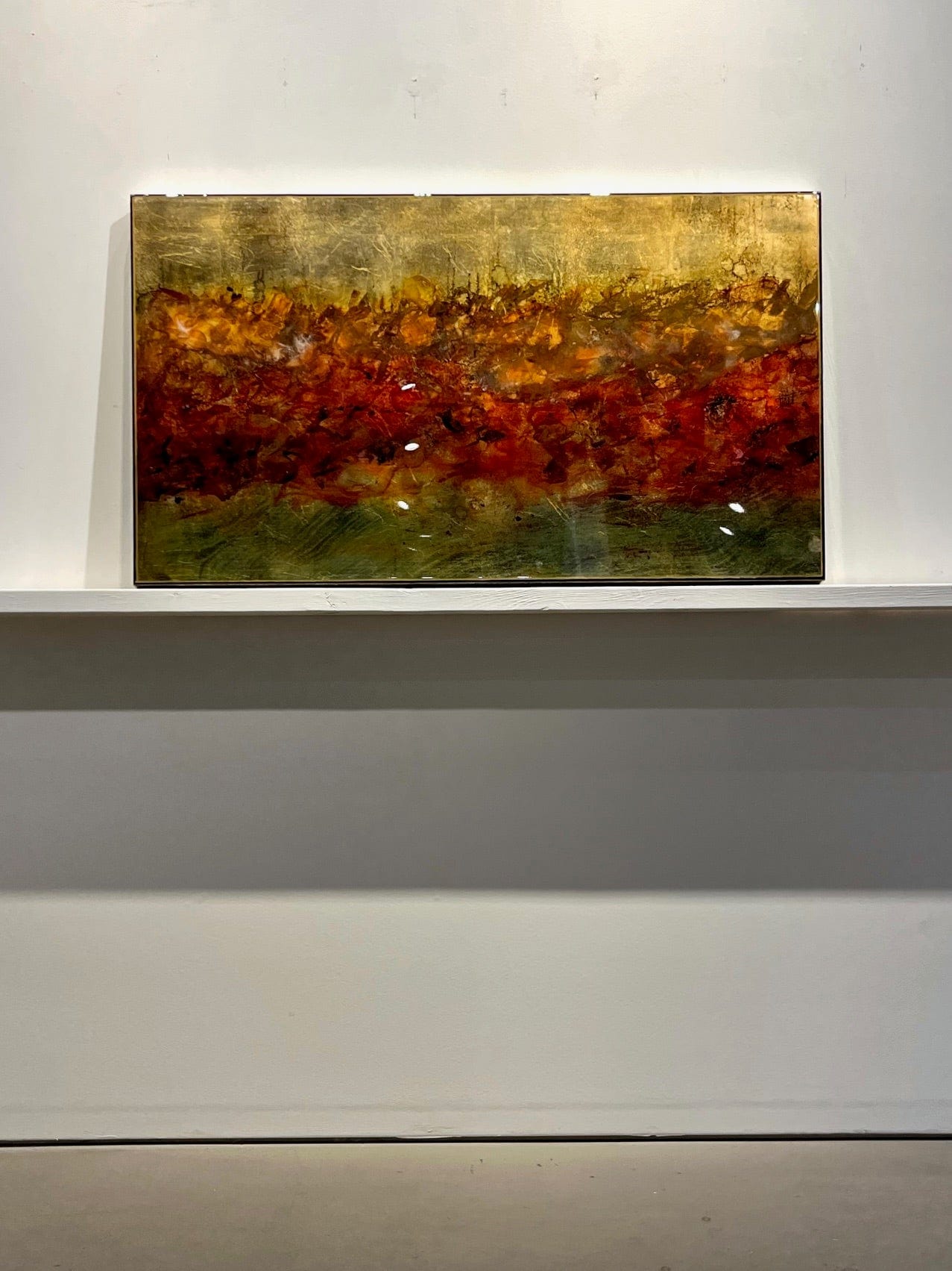 David Graff painting The Shape I'm In Art Works Gallery