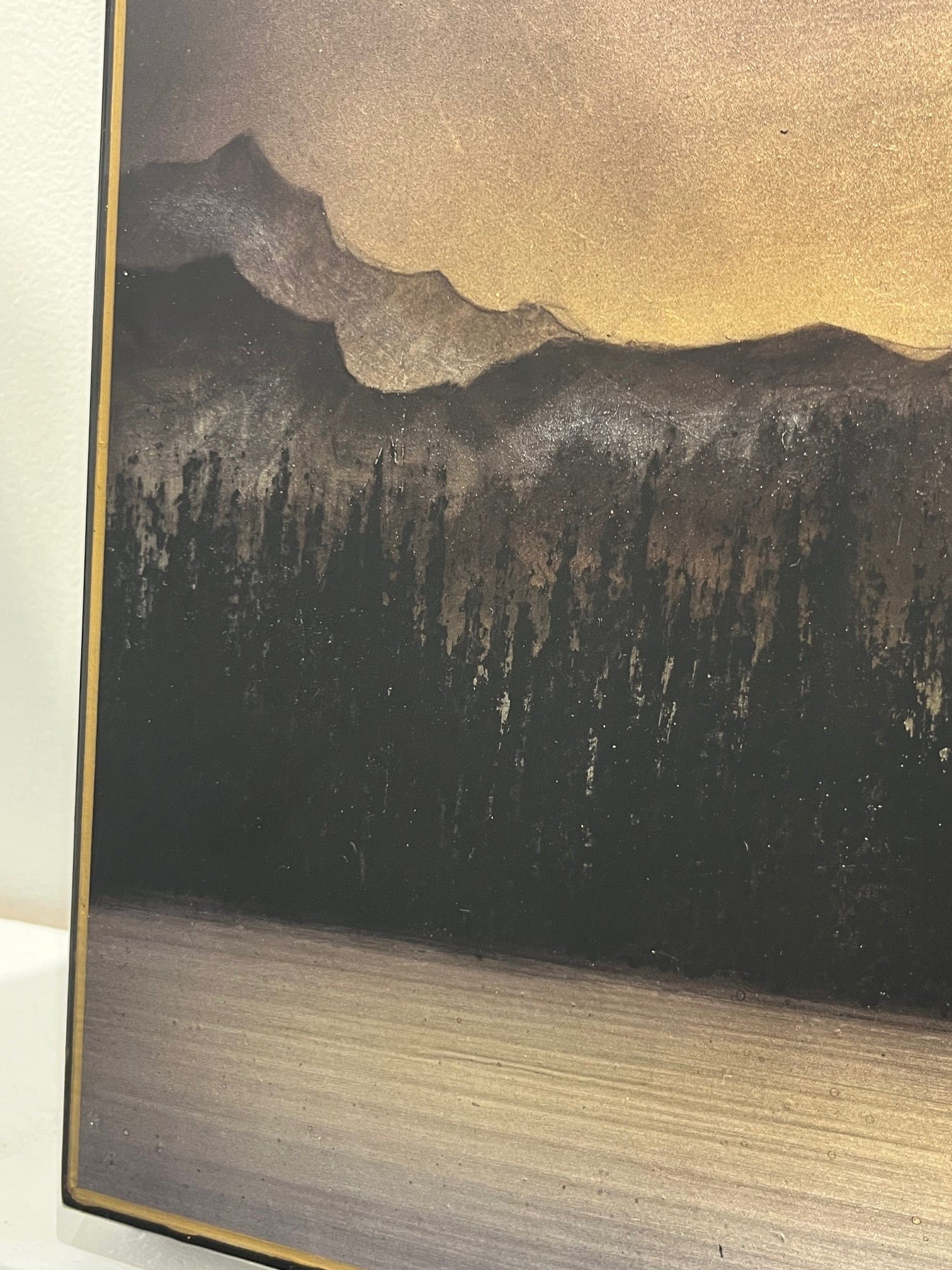 David Graff painting Untitled 1054 (Mountain) Art Works Gallery