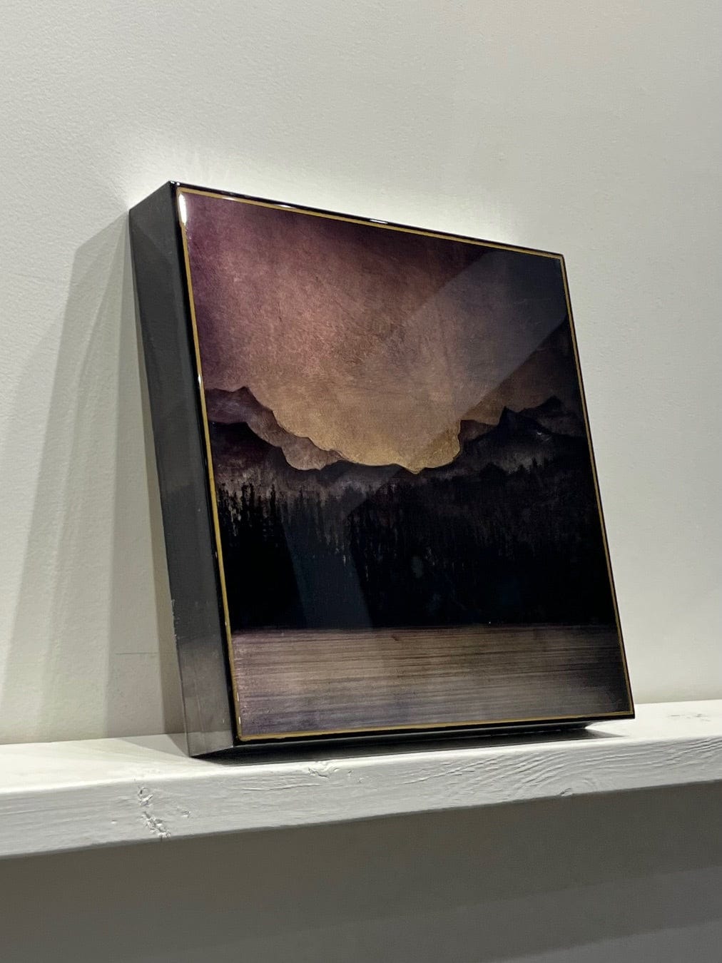 David Graff painting Untitled 1054 (Mountain) Art Works Gallery