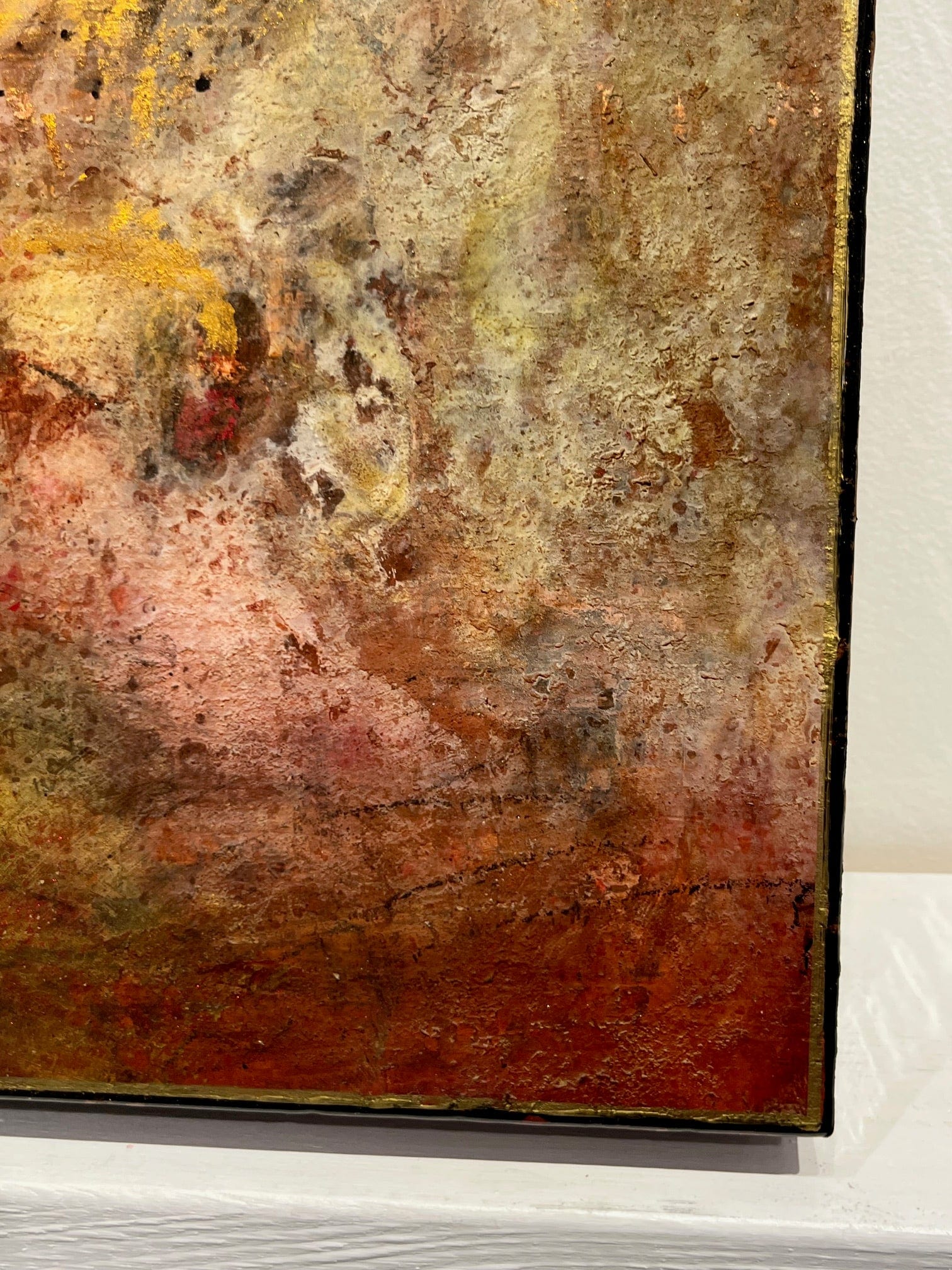 David Graff painting Untitled 1101 (Red) Art Works Gallery