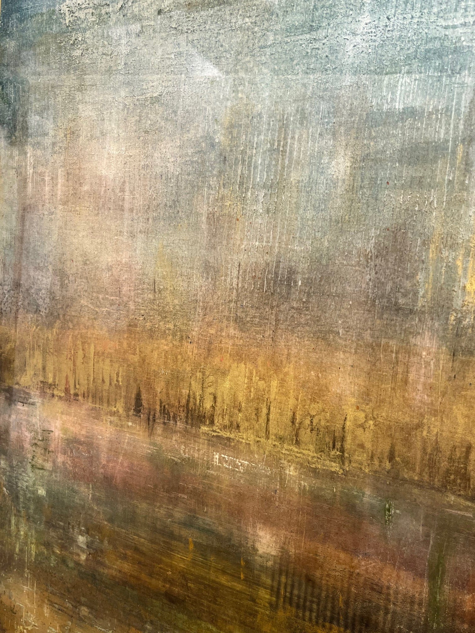 David Graff painting Urban Influence Art Works Gallery
