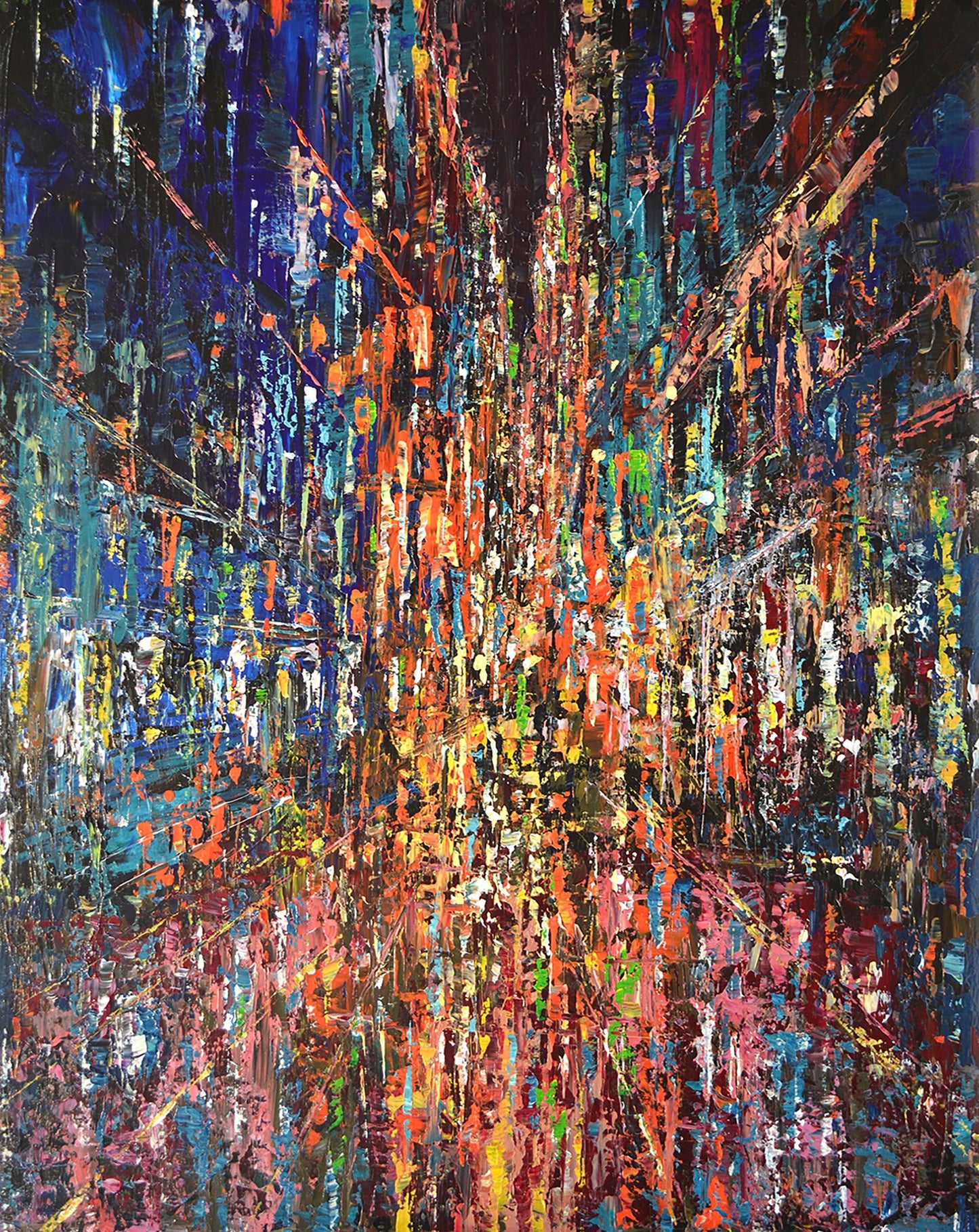 David Tycho painting El Dorado, framed Art Works Gallery