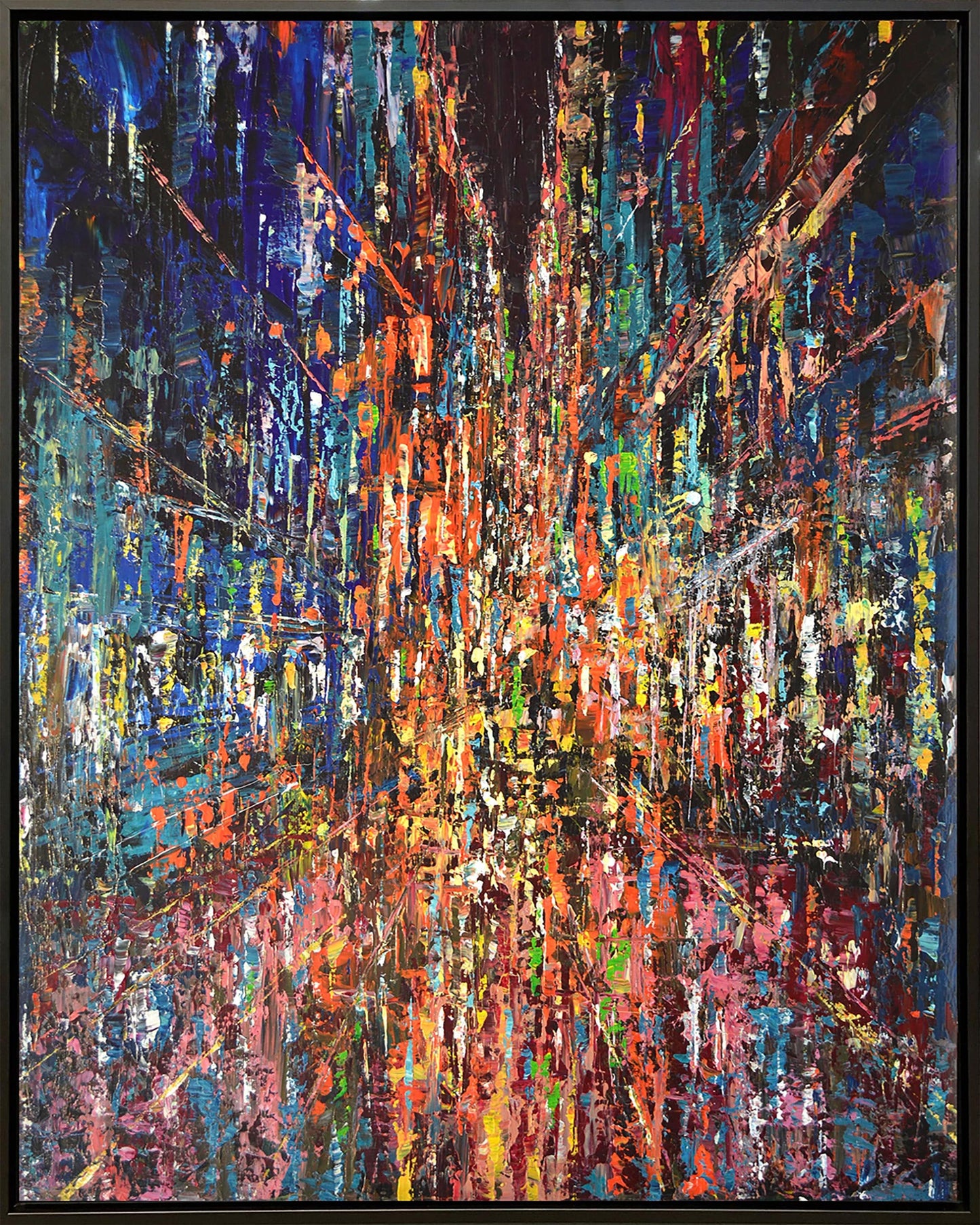 David Tycho painting El Dorado, framed Art Works Gallery