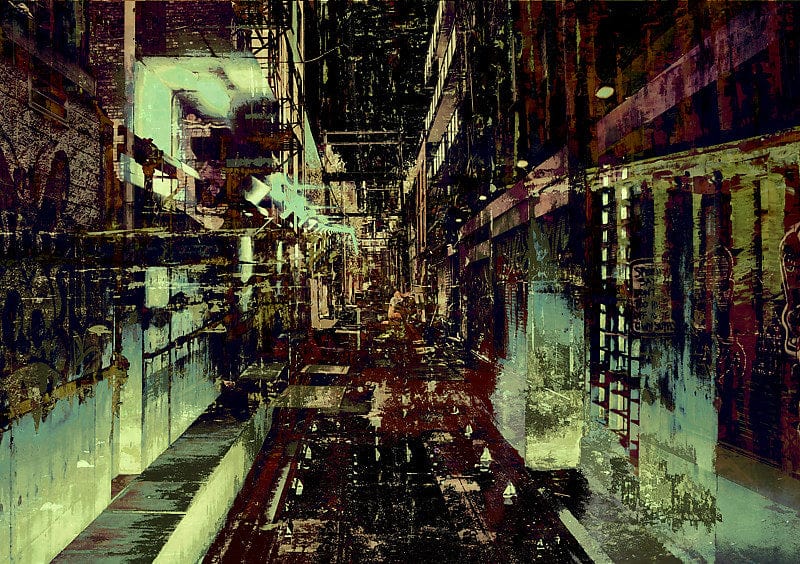 David Tycho photo Cyberpunk Alley Art Works Gallery