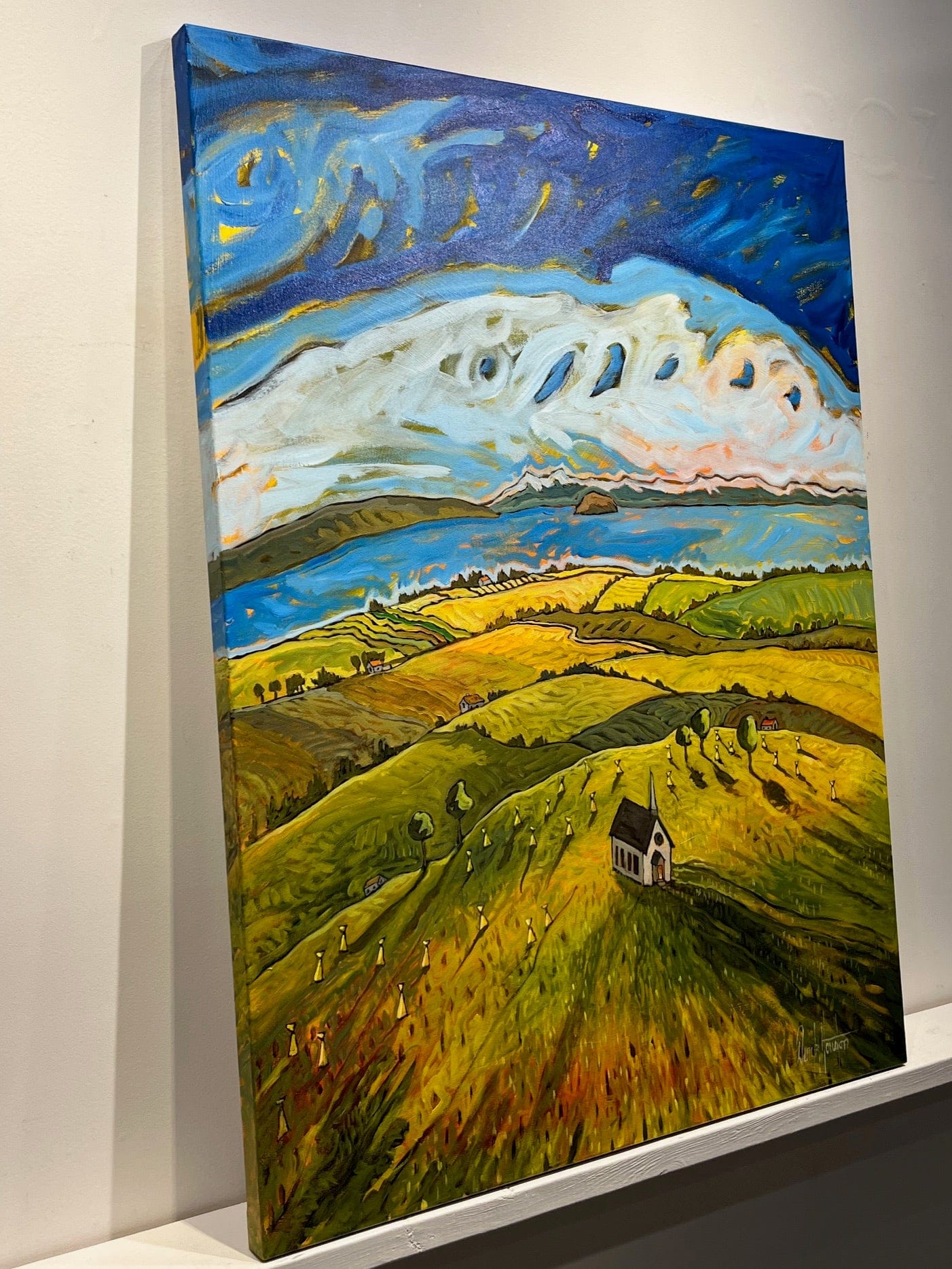 Deryk Houston painting Fertile Landscape Art Works Gallery