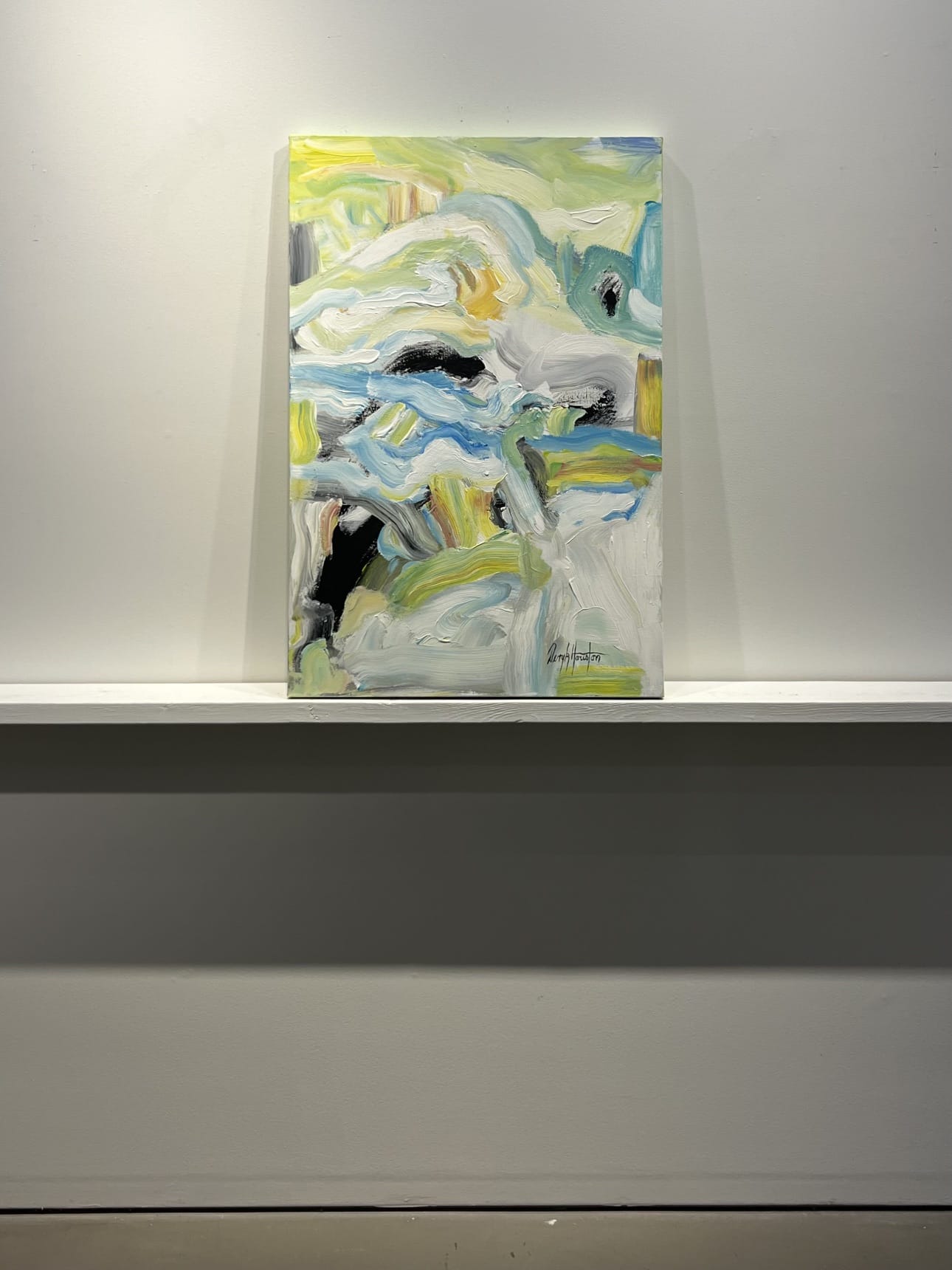 Deryk Houston painting Folded Colours Art Works Gallery