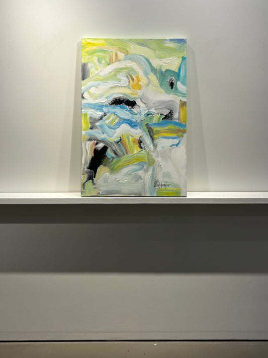 Deryk Houston painting Folded Colours Art Works Gallery