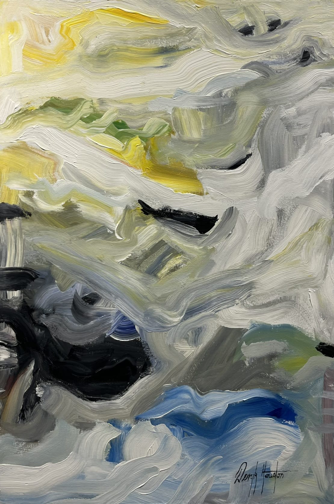 Deryk Houston painting Witness Art Works Gallery