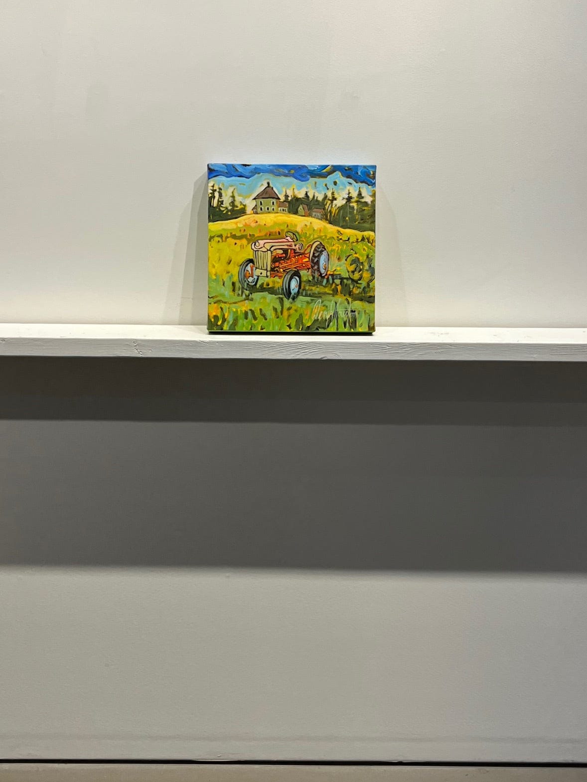 Deryk Houston painting Woodside Farm Art Works Gallery