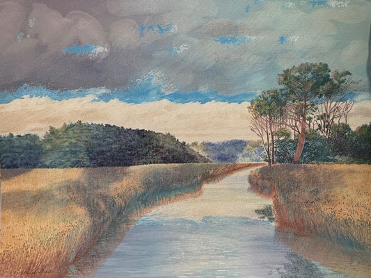 Don Munz limited edition Woodbridge Marsh Art Works Gallery
