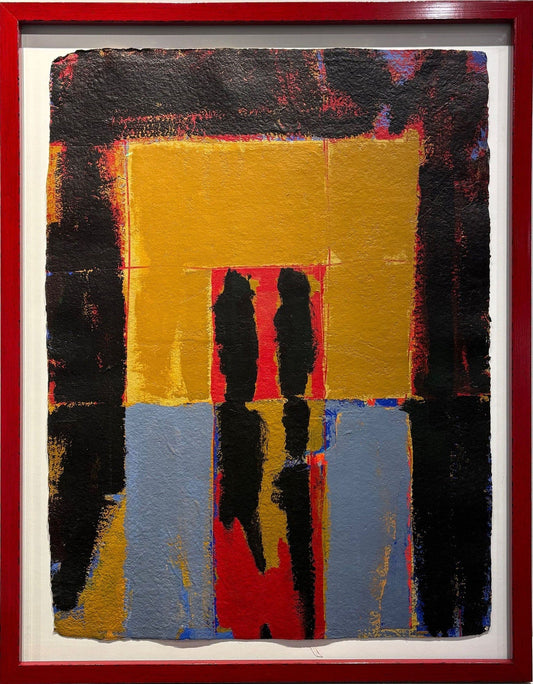 Eldon Underhill painting Right After, framed Art Works Gallery