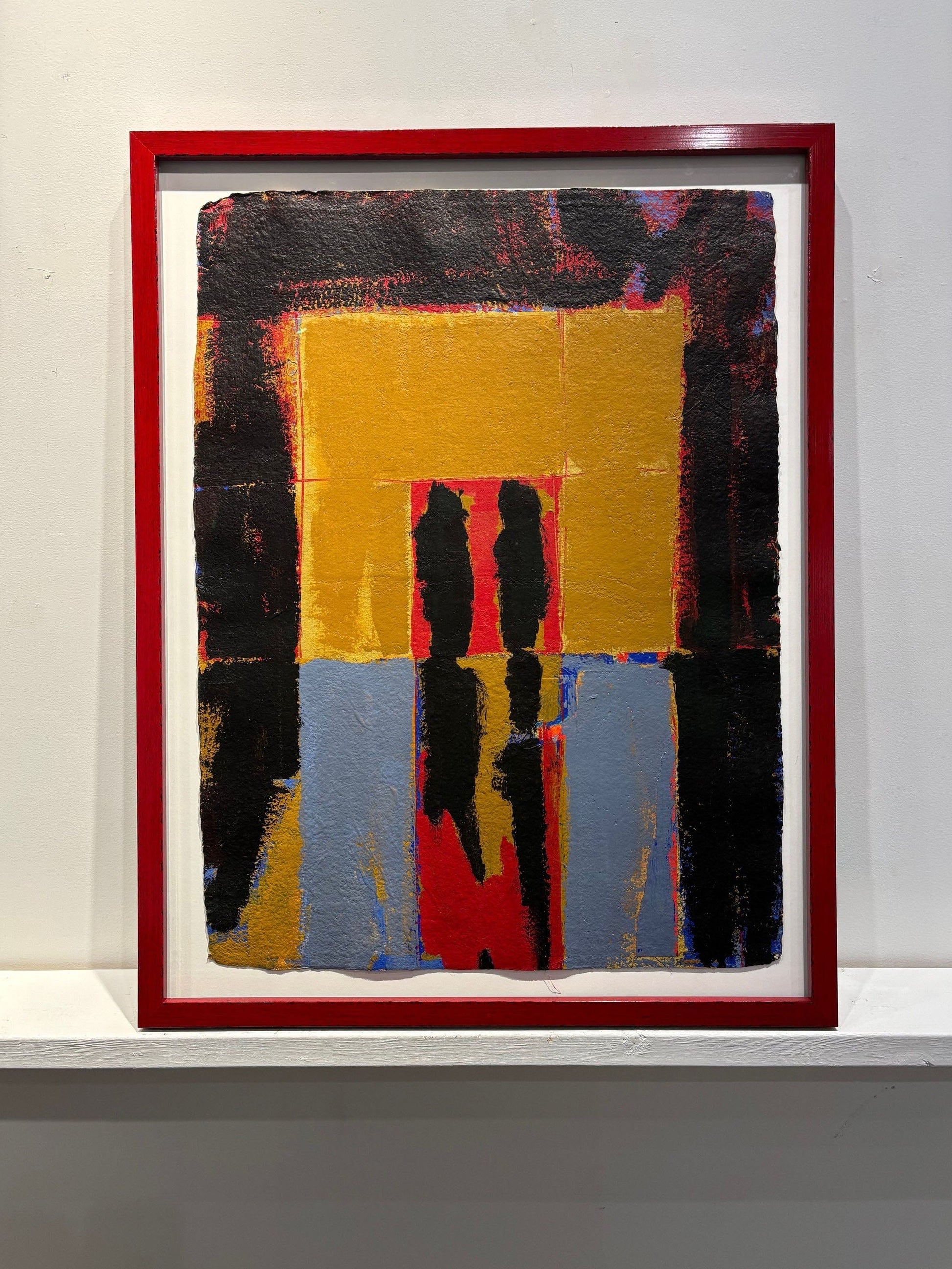 Eldon Underhill painting Right After, framed Art Works Gallery