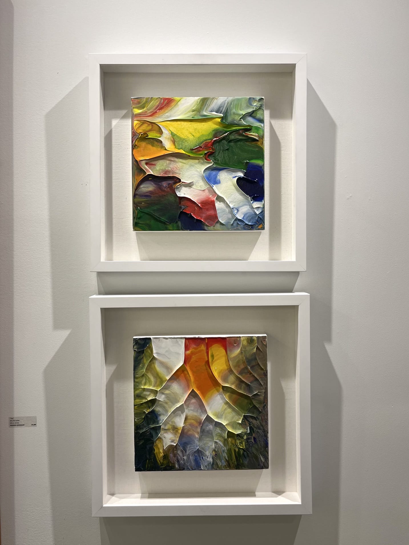 James Leonard painting Light in the Garden, framed Art Works Gallery